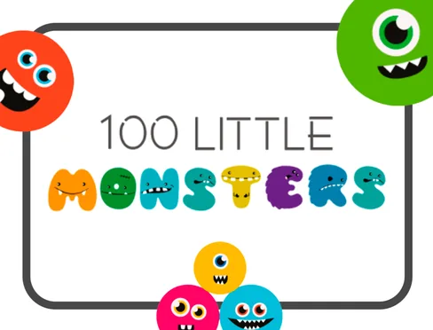Jeu de démonstration 100 Little Monsters